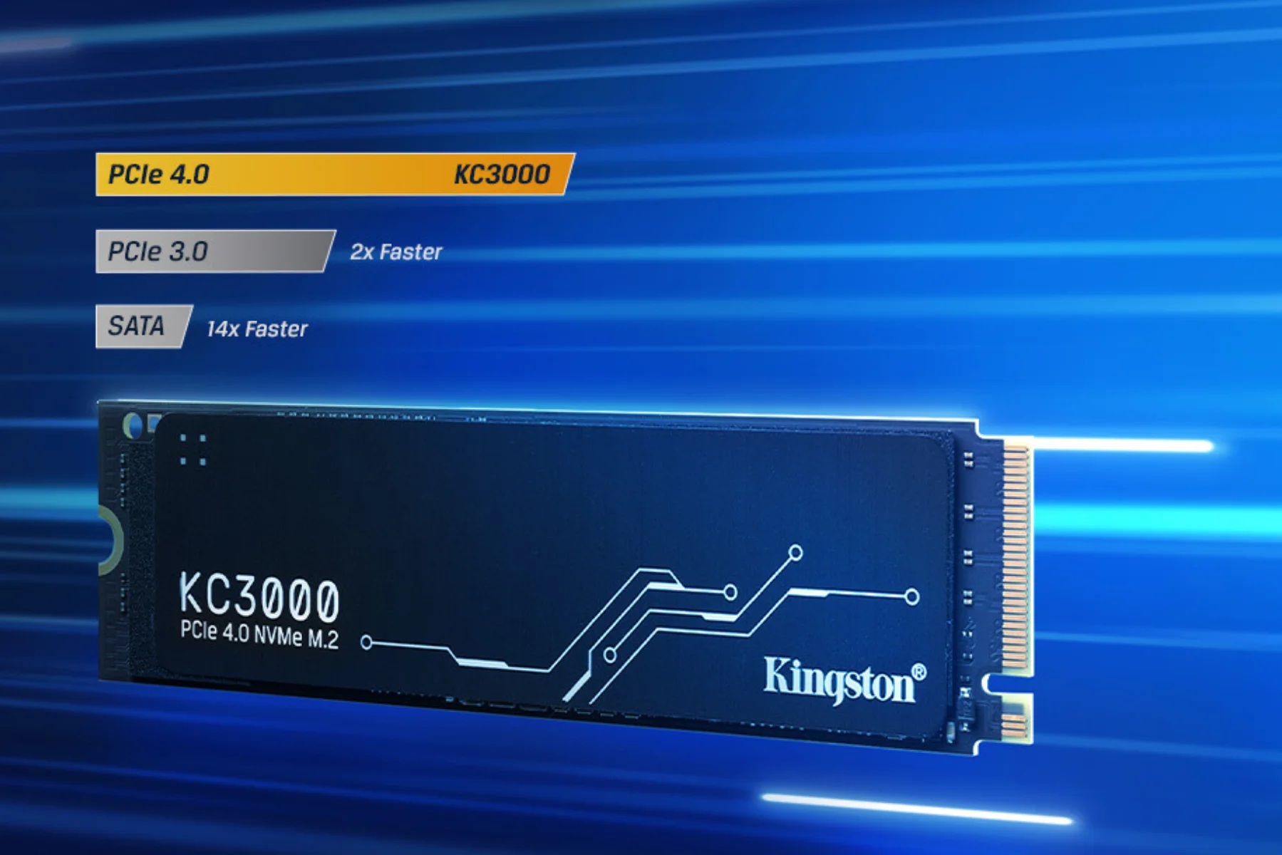 Interný SSD disk Kingston KC3000 M.2 2048 GB PCle 4 vykon