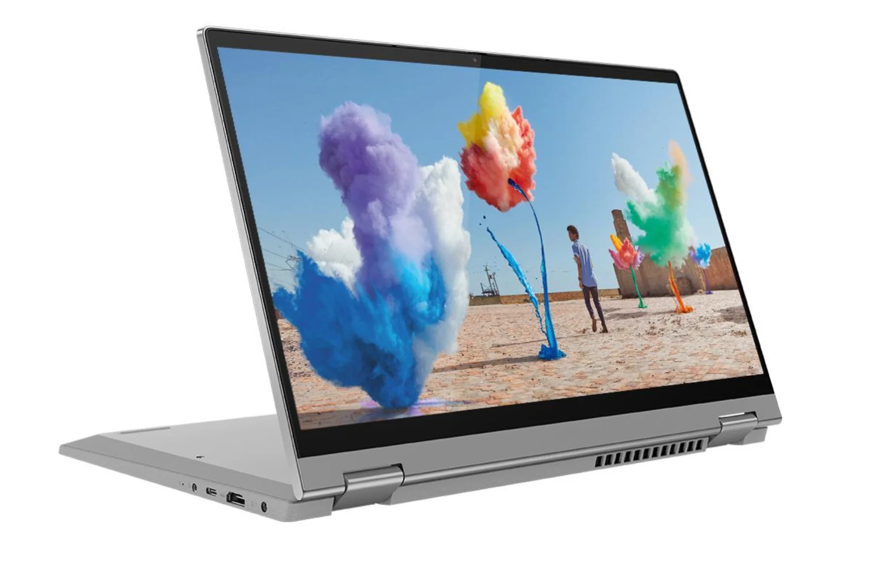 Notebook Lenovo IdeaPad Flex 5 14ITL05 Platinum Grey konvertibilna konstrukcia