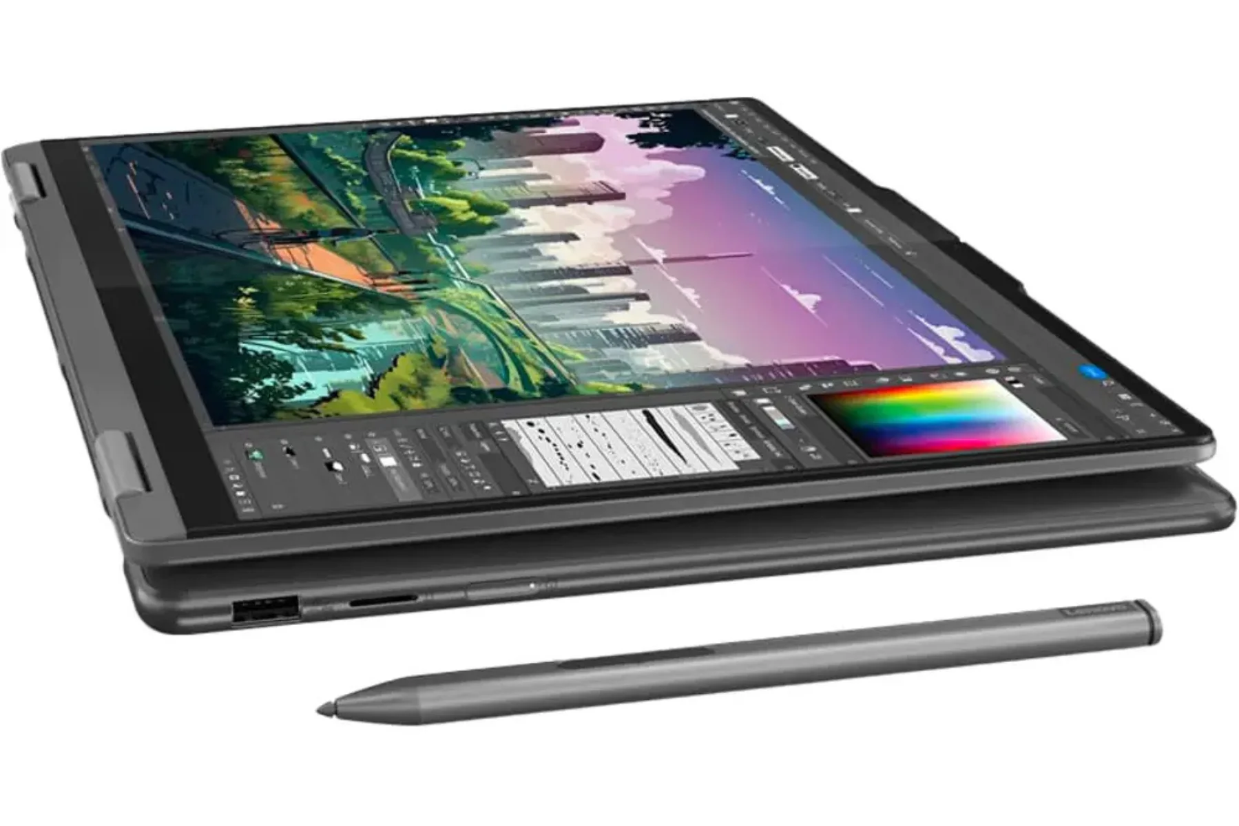 Notebook Lenovo Yoga 7 83DK000MCK displej dotykove ovladanie