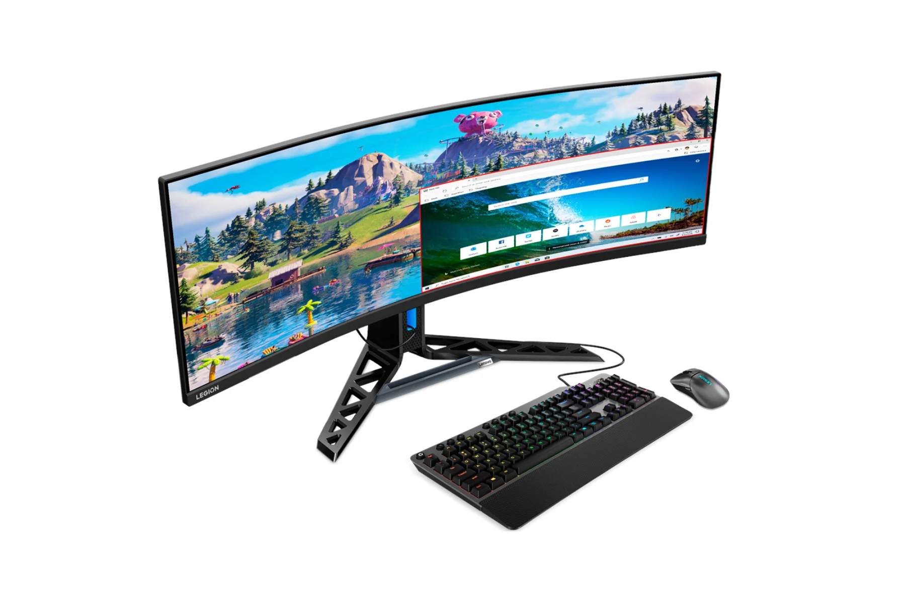 Herný monitor Lenovo Legion R45W-30 obnovovacia frekvencia 170 Hz