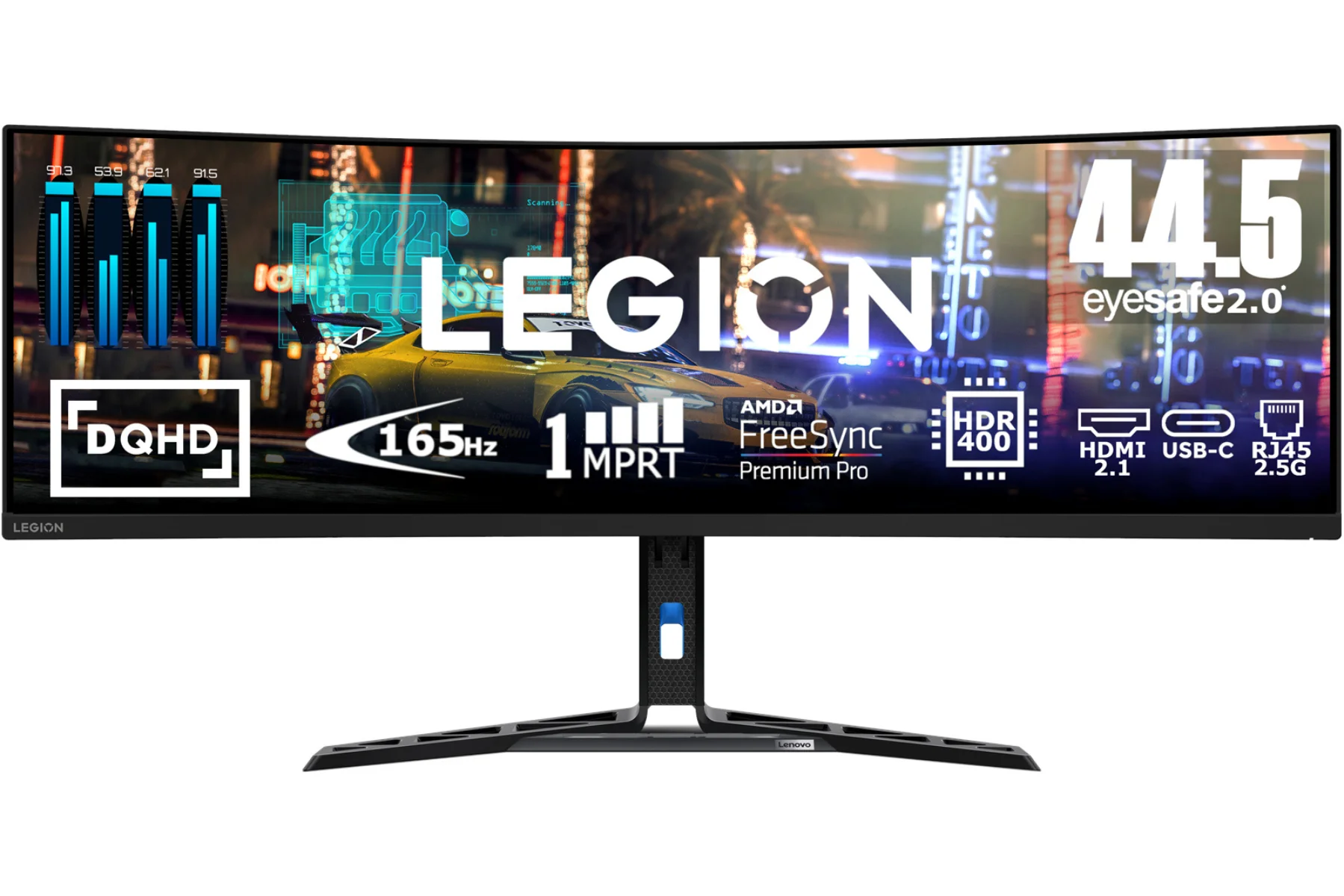 Herný monitor Lenovo Legion R45W-30 DQHD rozlisenie