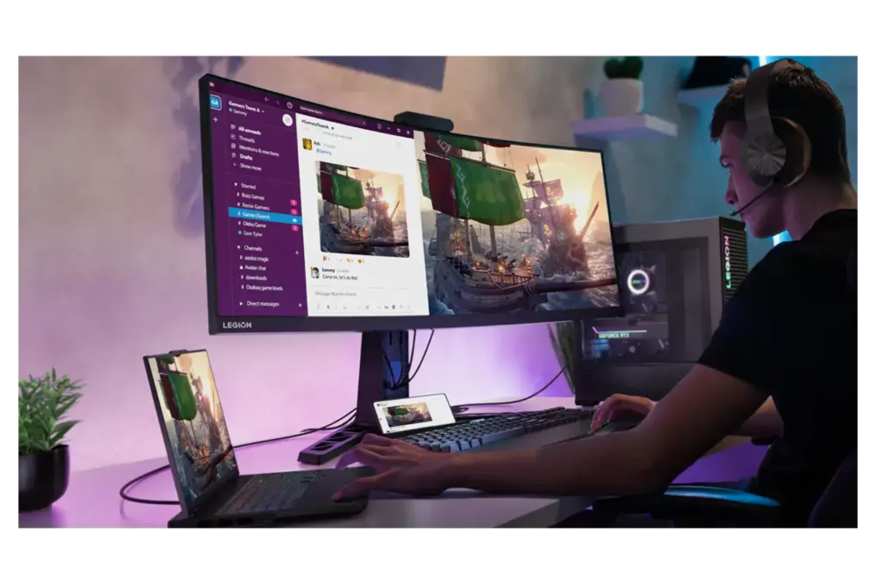 Monitor Lenovo Legion Y34wz-30 zive detaily