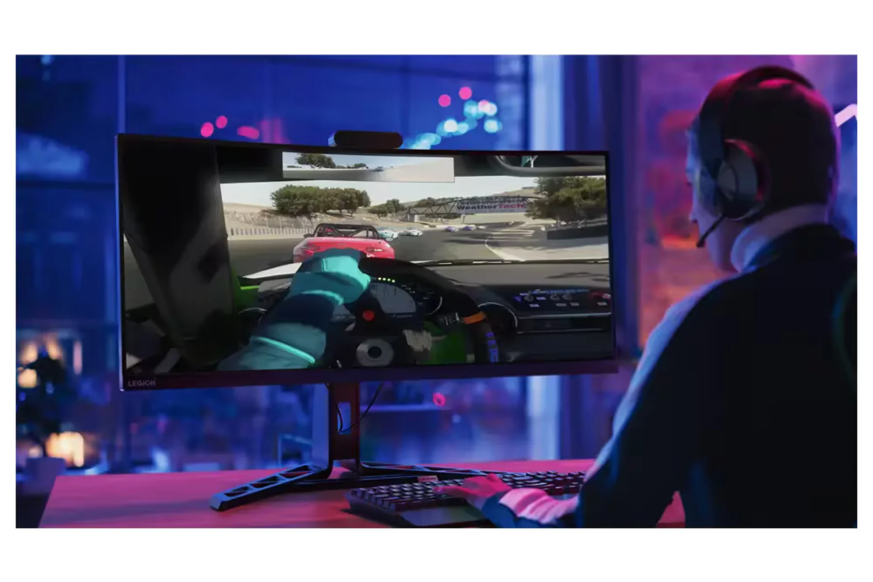 Monitor Lenovo Legion Y34wz-30 zakrivenie 1500R