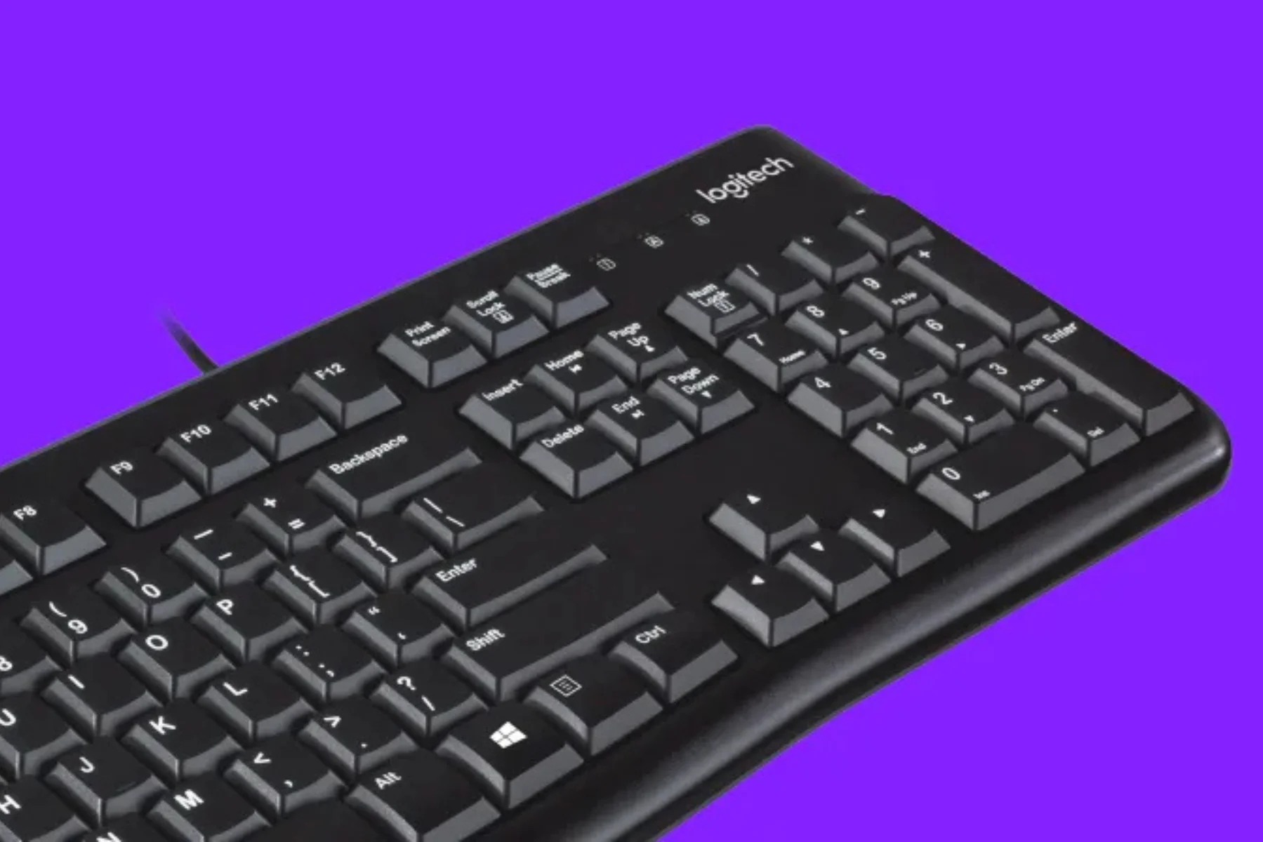 Nízkoprofilová PC klávesnica Logitech K120 plug and play