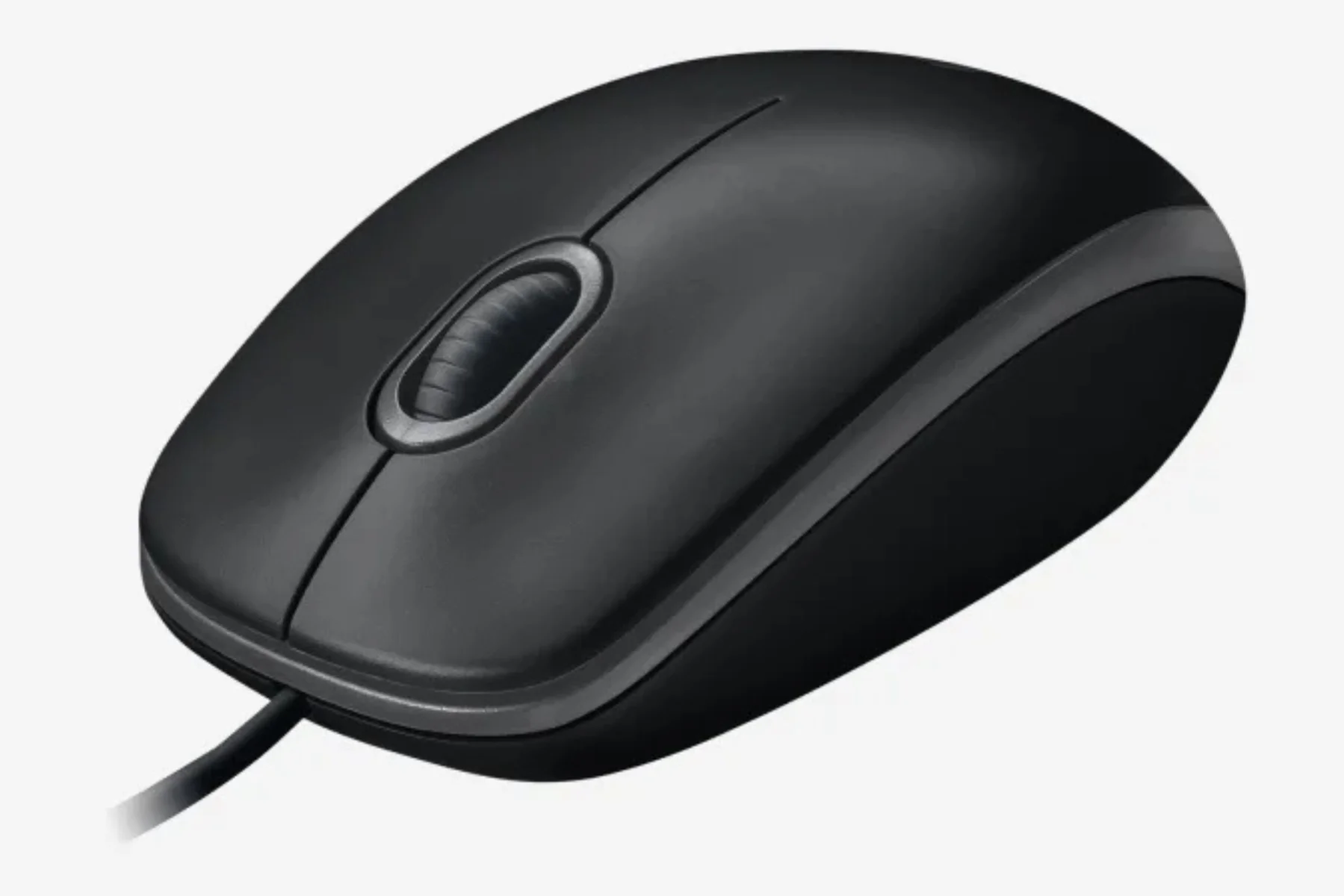 Optická PC myš Logitech B100 USB Black obojrucne prevedenie