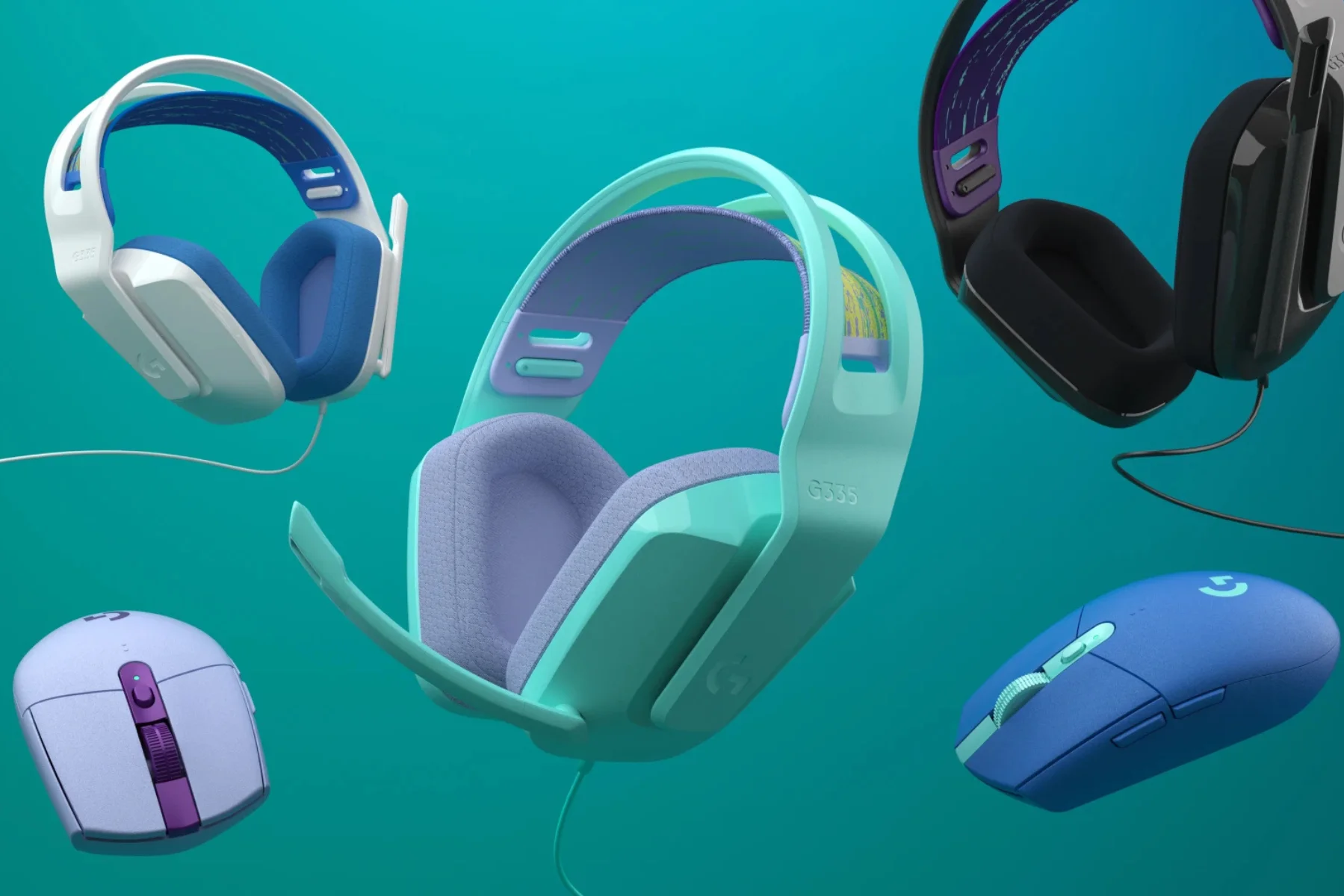 Herné slúchadlá s mikrofónom Logitech G335 BLACK stylove