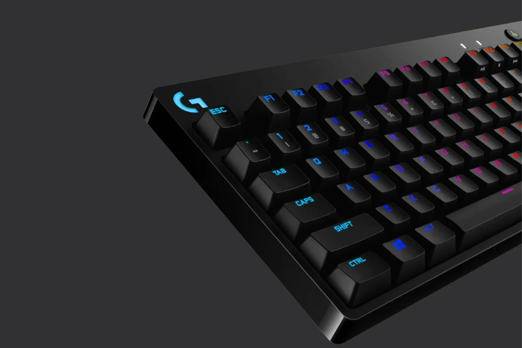 Herná klávesnica Logitech G PRO Mech Keyboard Black US podsvietenie lightsync RGB