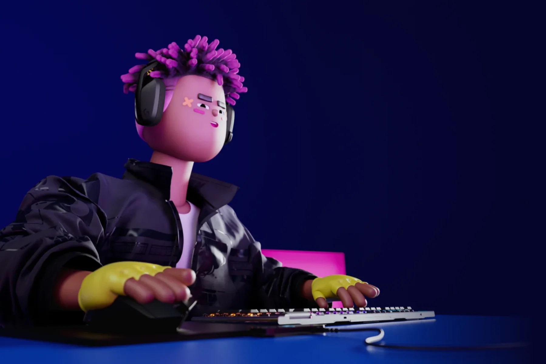 Herné slúchadlá s mikrofónom Logitech G435 Lightspeed White bezdrotove