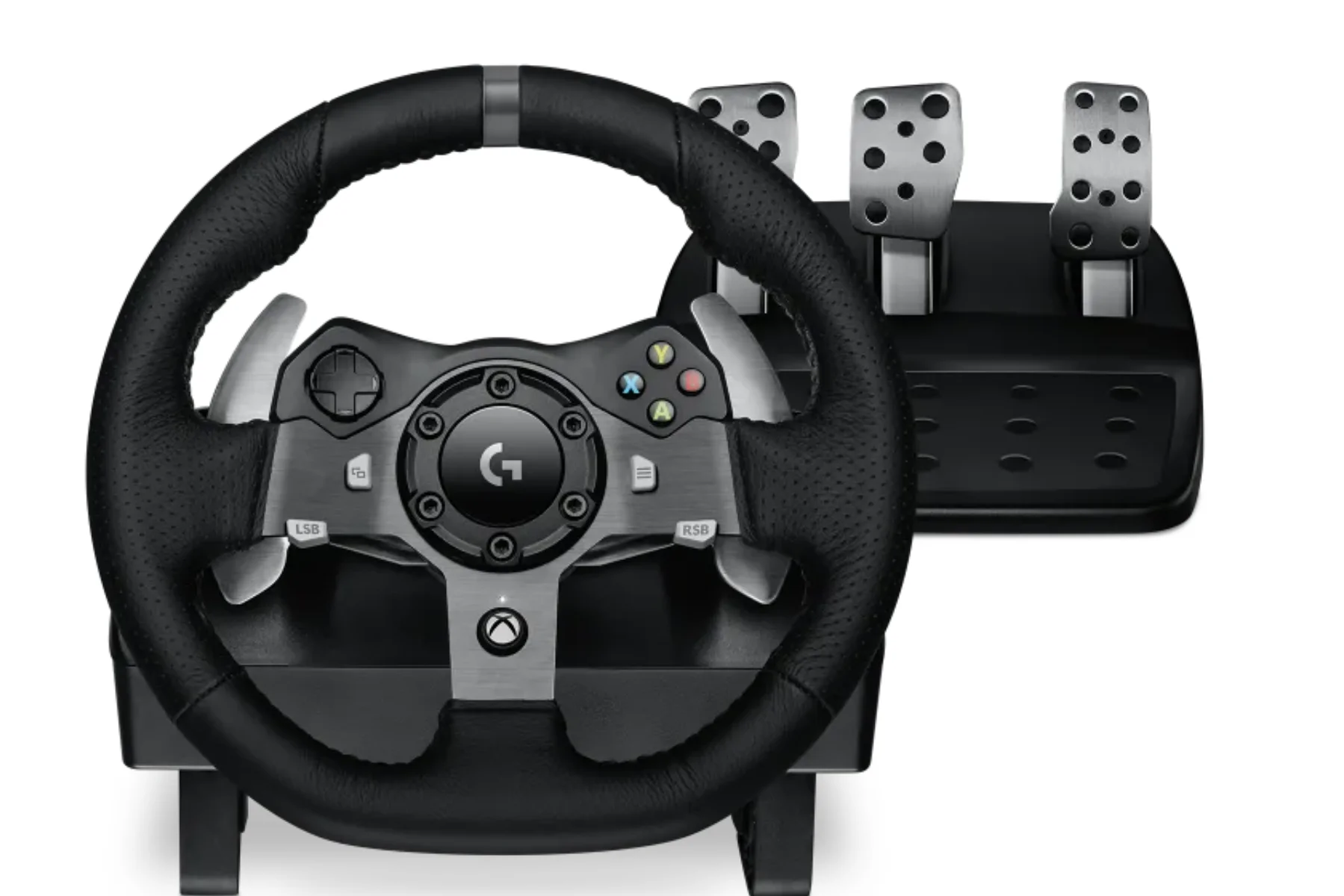 Herný volant a pedále Logitech G920 Driving Force spatna odozva s dvoma motormi
