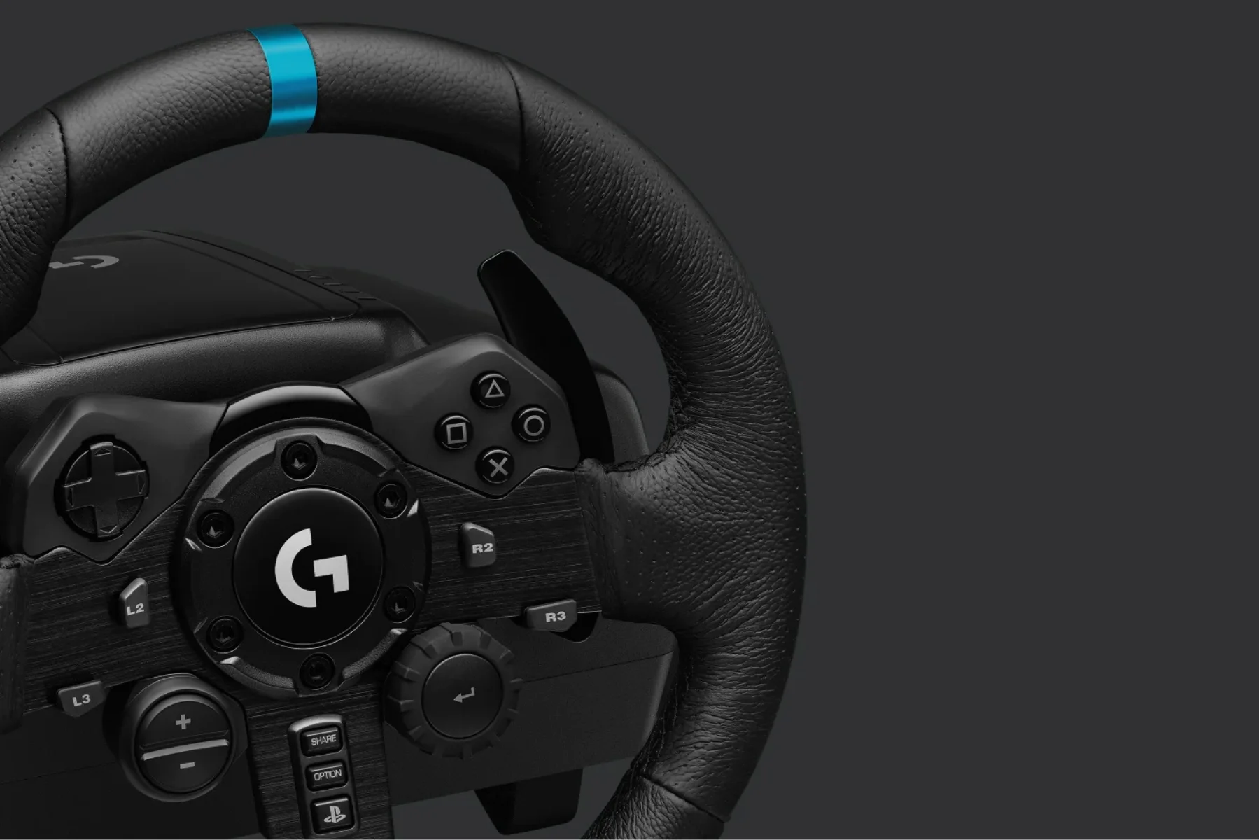 Herný volant a pedále Logitech G923 Driving Force presnost