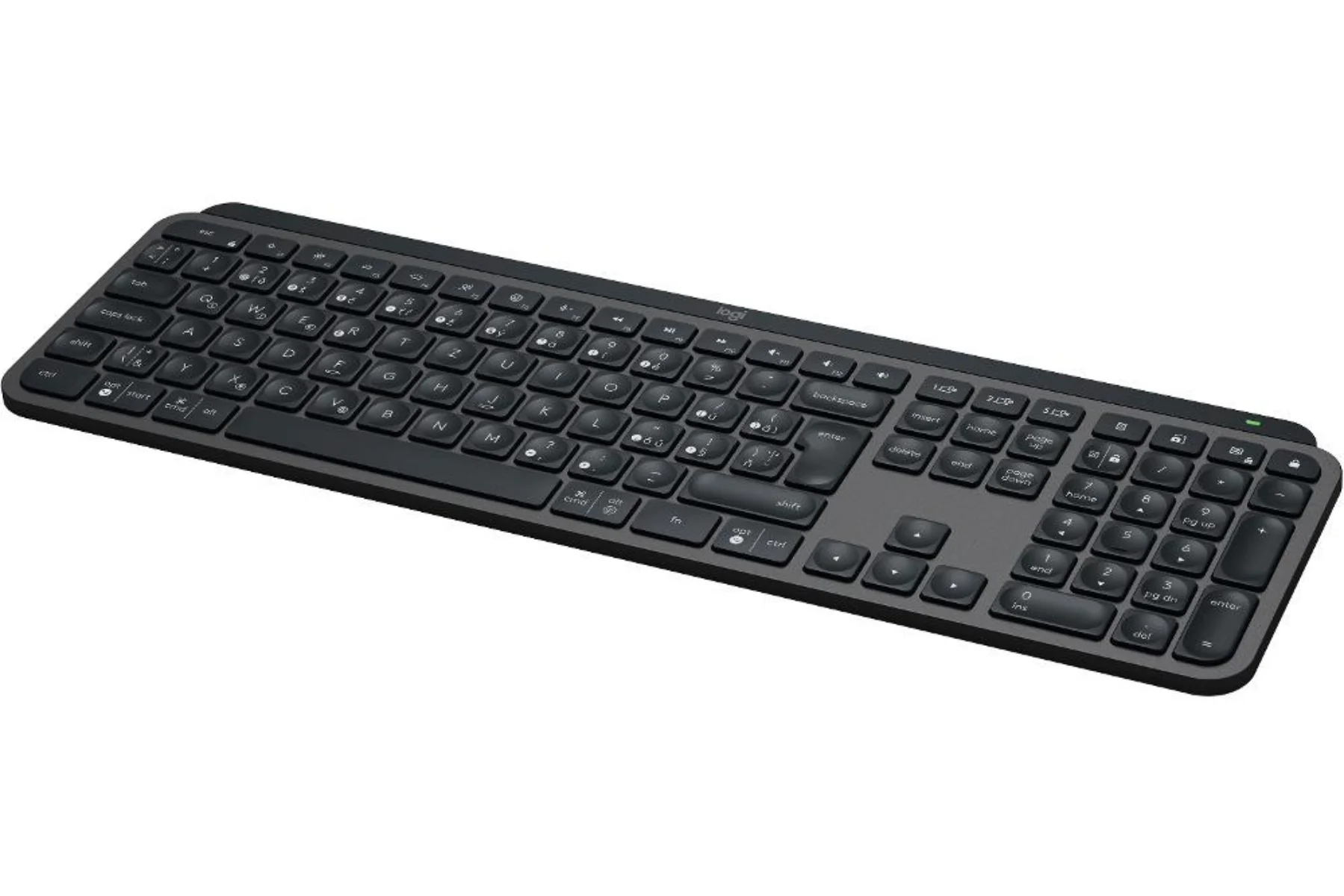 PC klávesnica Logitech MX Keys S Graphite CZE/SK inteligentne podsvietenie