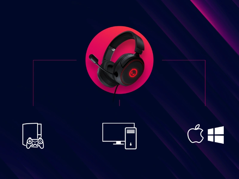 Slúchadlá Lorgar Kaya 460 sú vďaka funkcii Plug & Play pripravené na akciu hneď po vybalení z krabice.