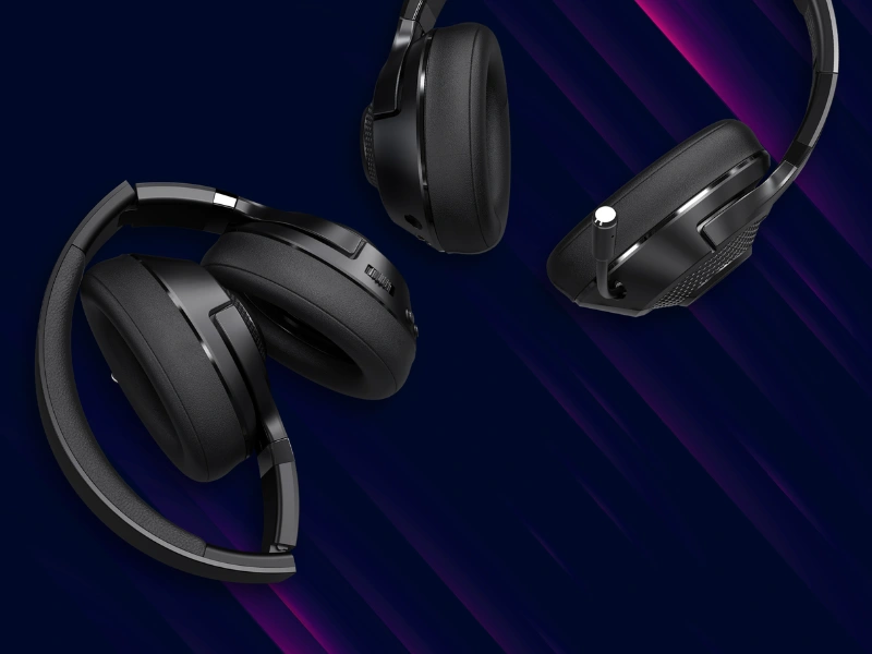 Headset Lorgar Noah 500 stač&iacute; jednoducho zložiť a zbaliť do batoha.