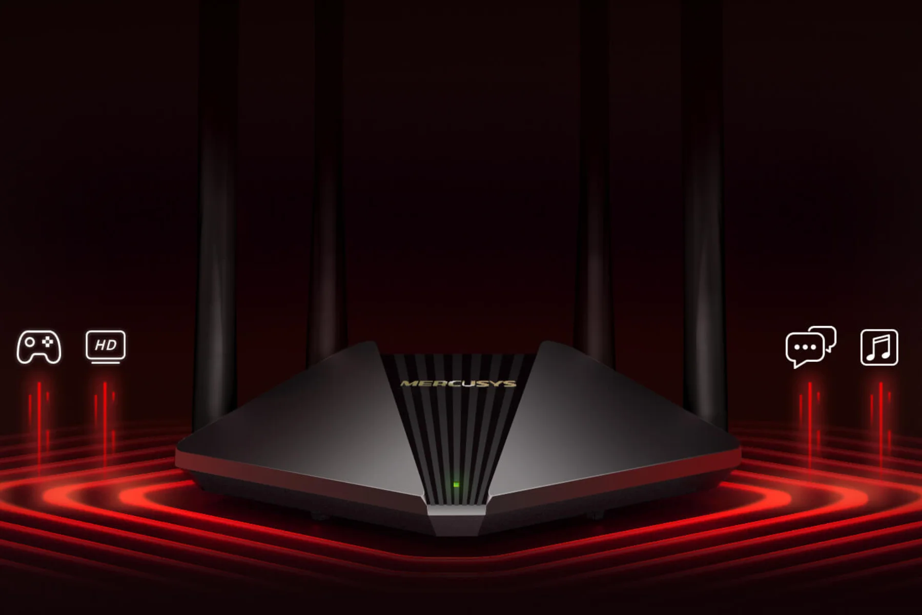 WiFi Router Mercusys MR30G AC1200 rychlost 1,2 Gbit/s