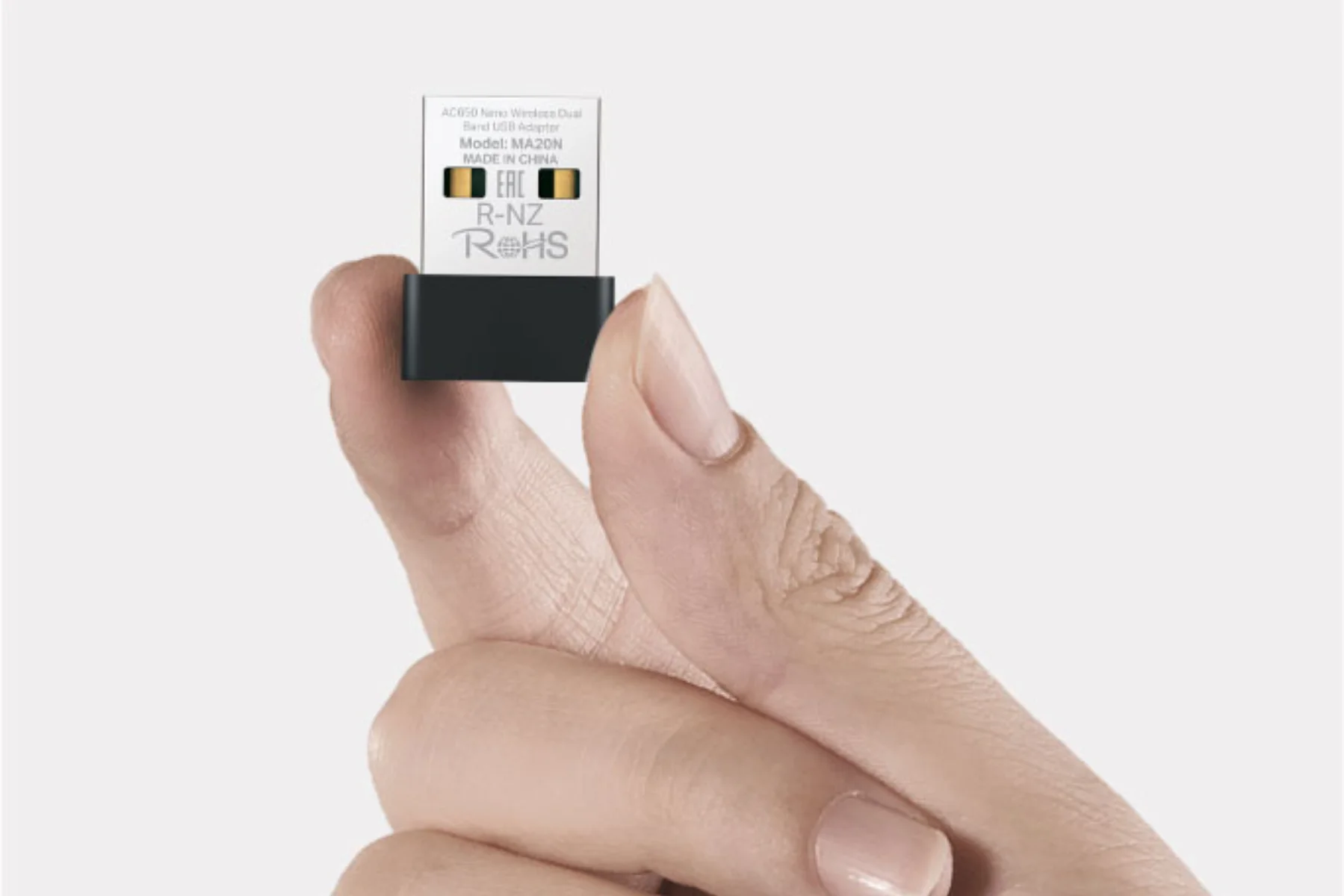 Nano bezdrôtový dvojpásmový WiFi USB adaptér Mercusys MA20N AC650