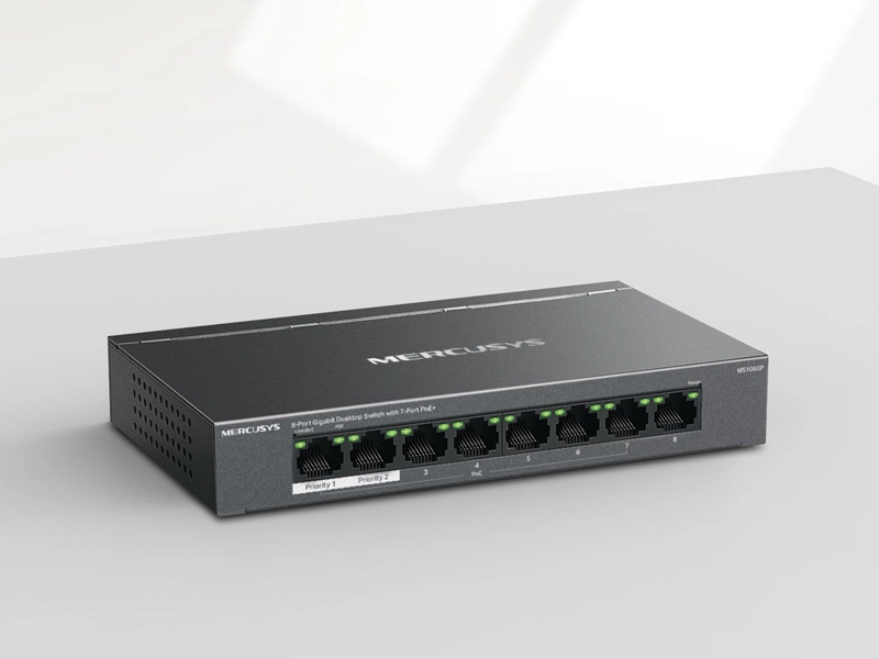 Mercusys_MS108GP_porty