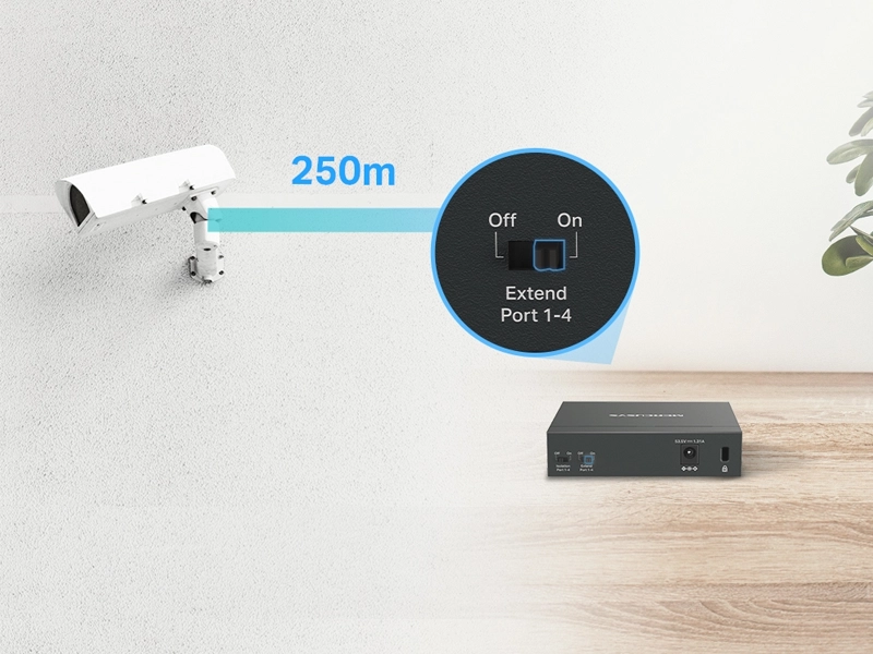 Tp-Link_MS105GP dosah
