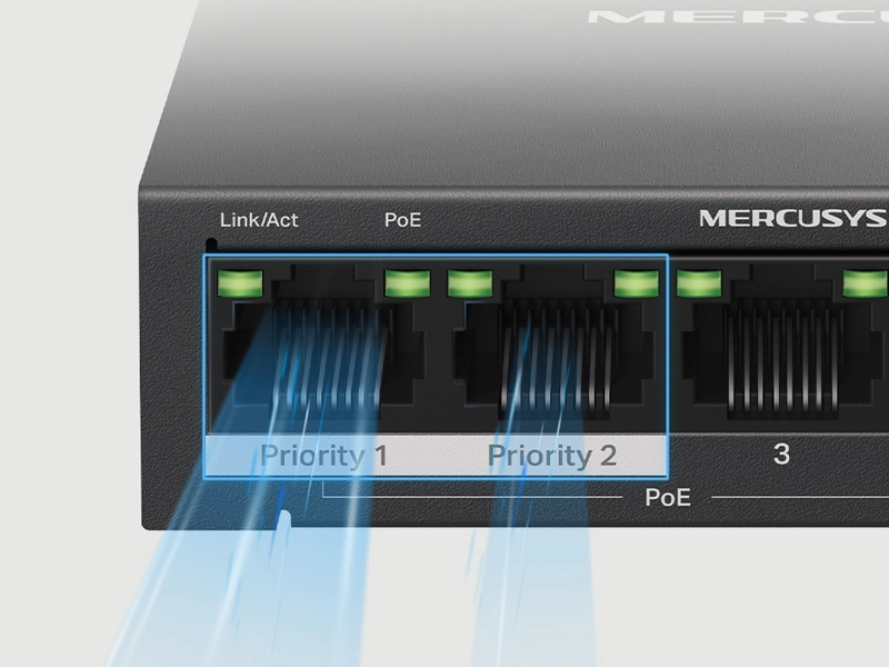 Tp-Link_MS105GP prioritizácia