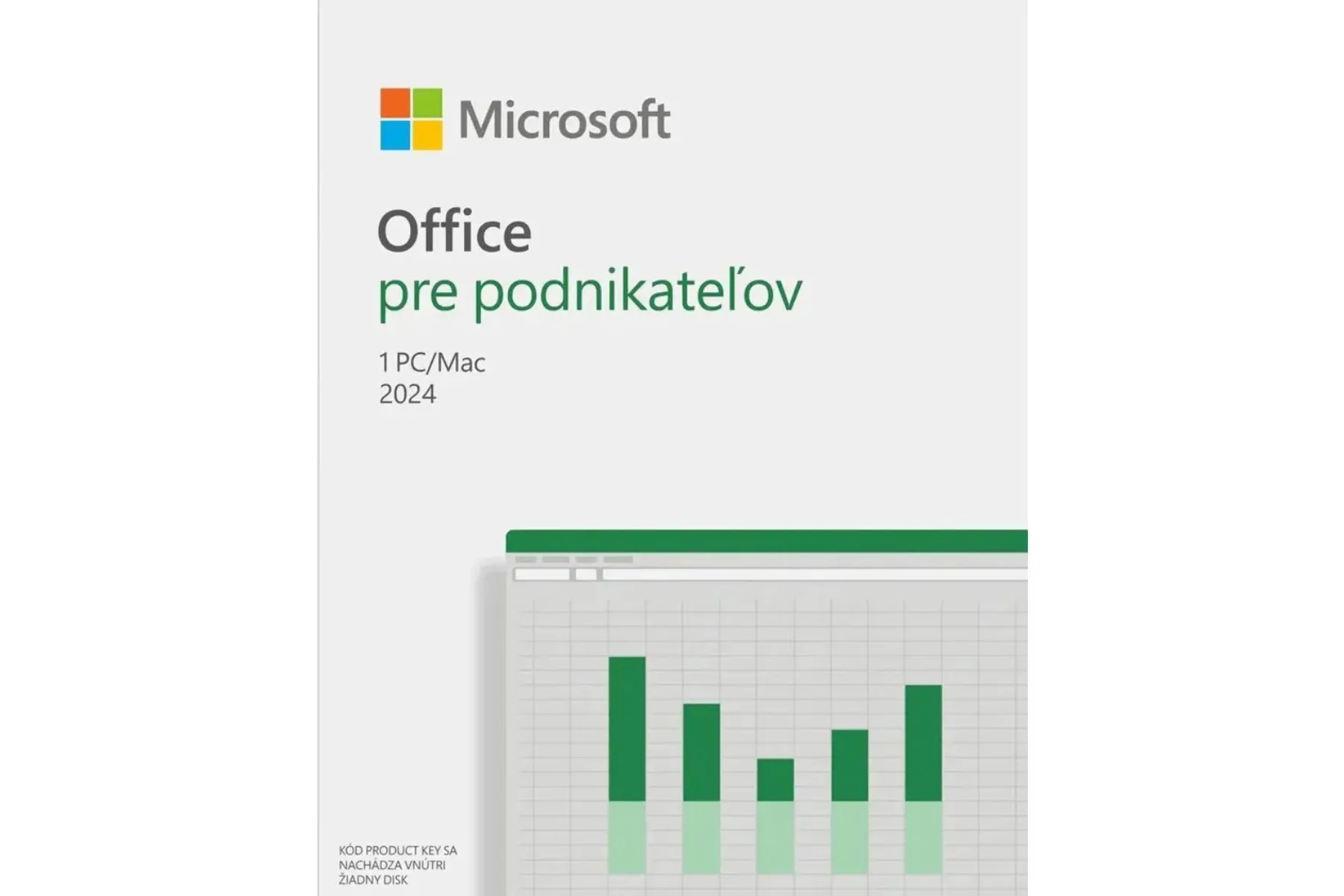 Softvér Microsoft Office Home and Business 2024 pre domacnosti a podnikatelov