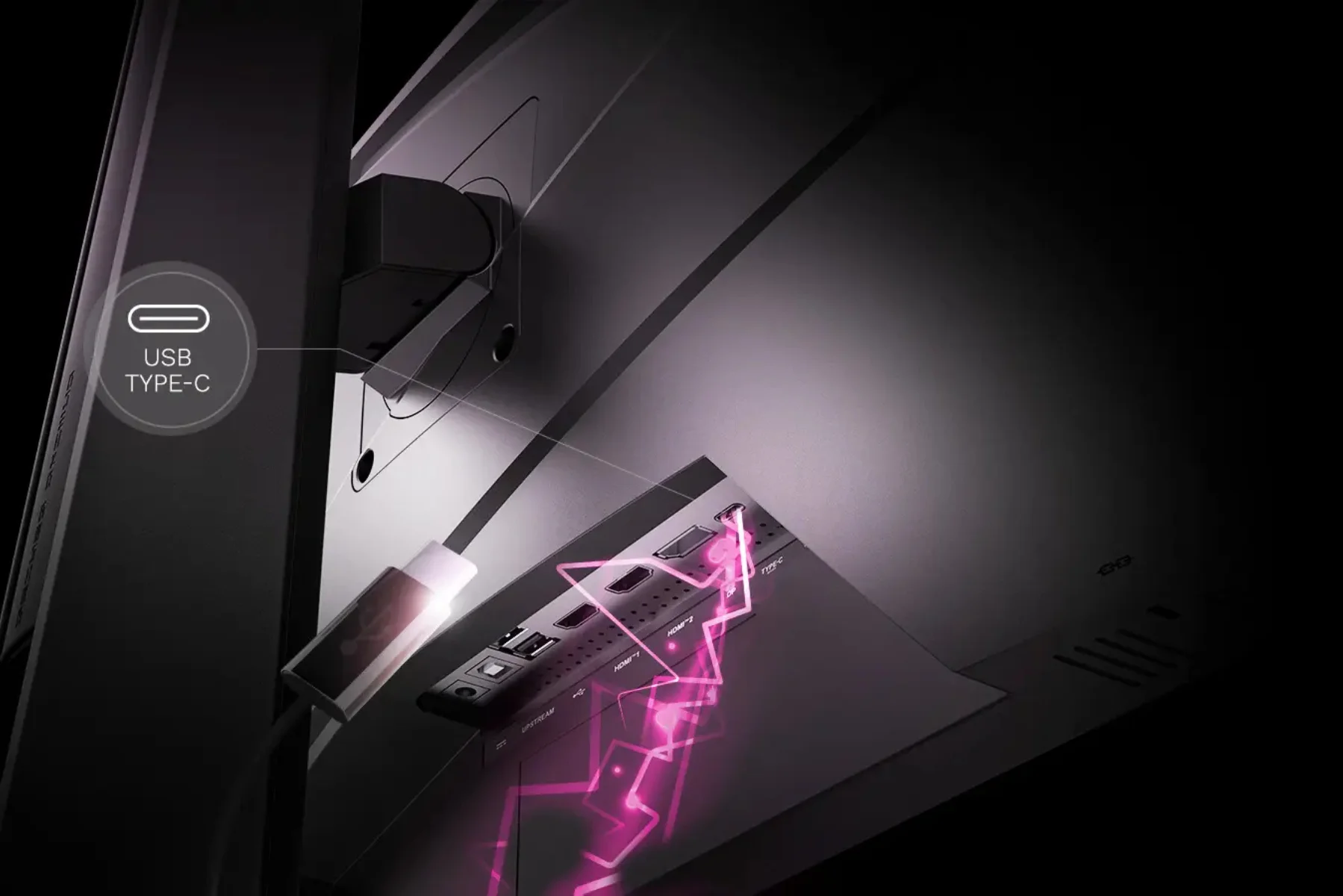 Monitor MSI MPG 274URF QD type-c displej