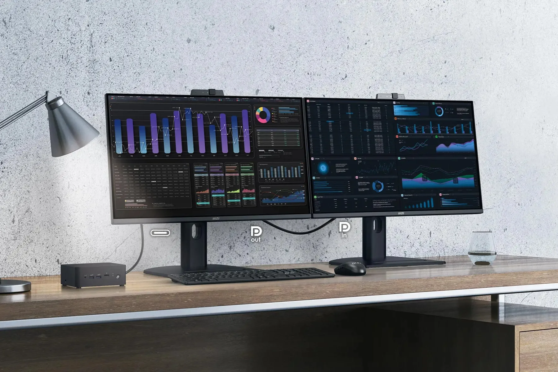 Monitor MSI PRO MP275QPDG daisy chain