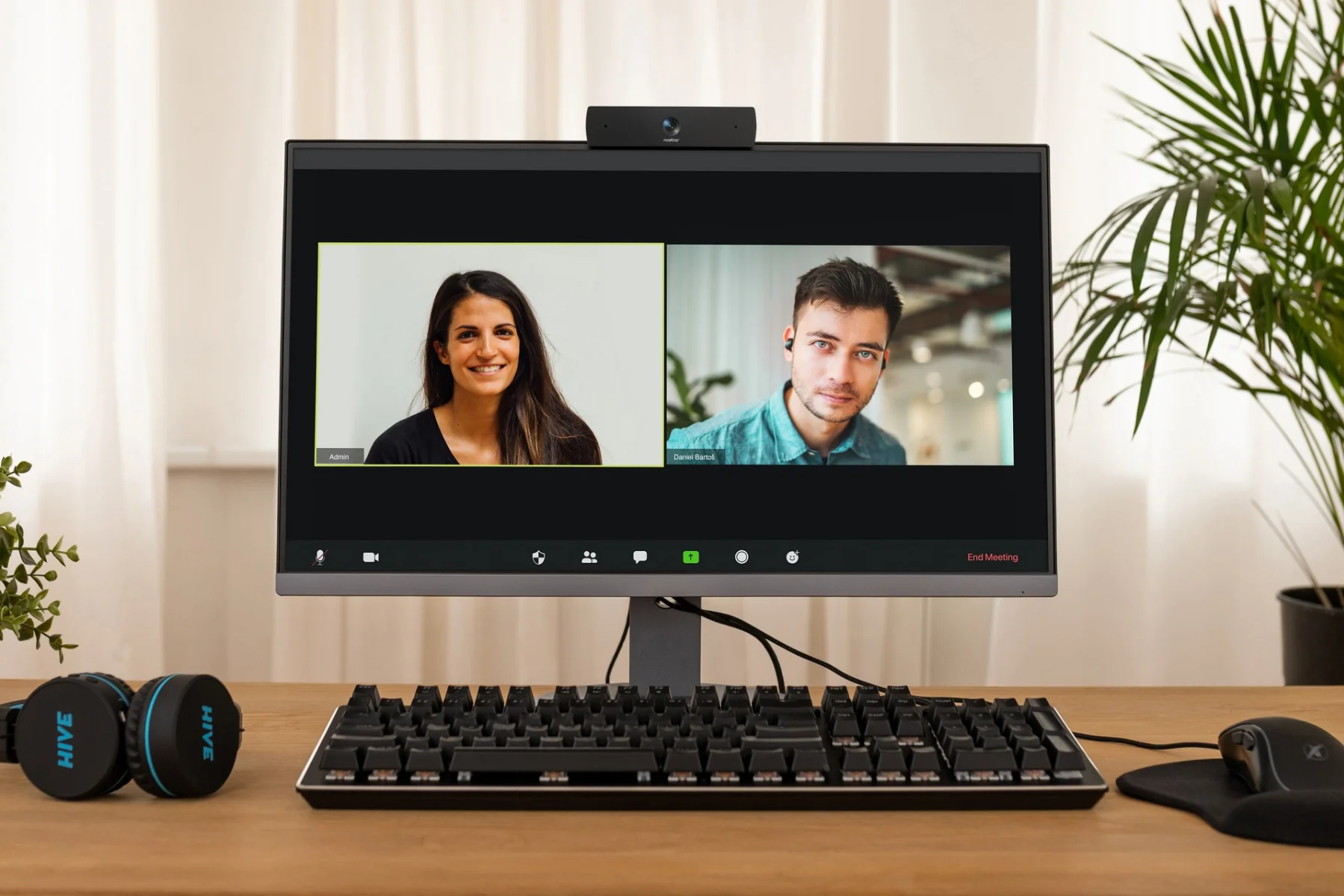 Webkamera Niceboy Webcam STREAM PRO full hd obraz