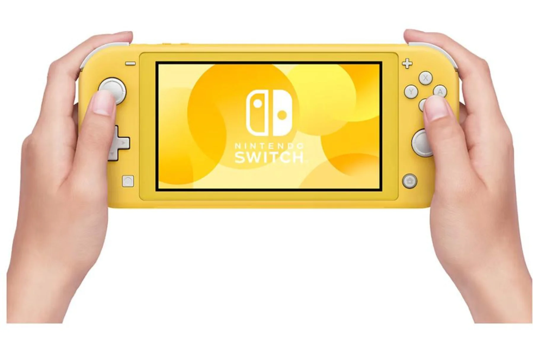 Herná konzola Nintendo Switch Lite Yellow handheld mod displej