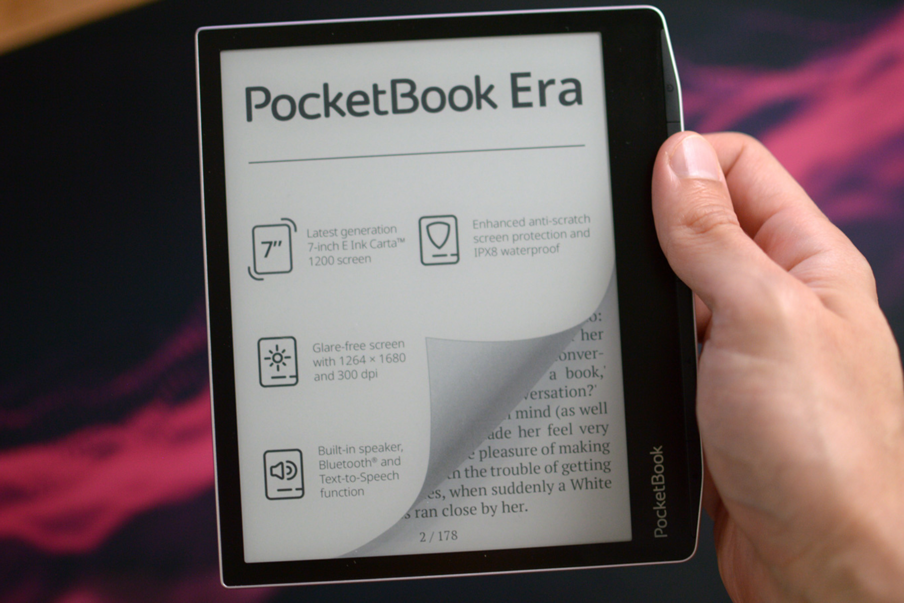 PocketBook 700 Era 16 GB Stardust Silver dizajn