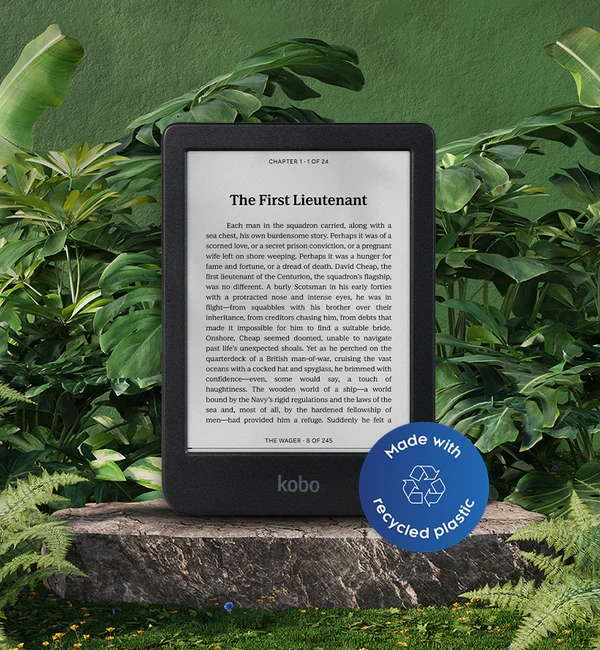 Čítačka kníh Rakuten Kobo Clara BW je vyrobená z recyklovaného plastu