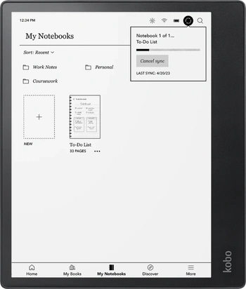 Backed up on the Kobo Cloud