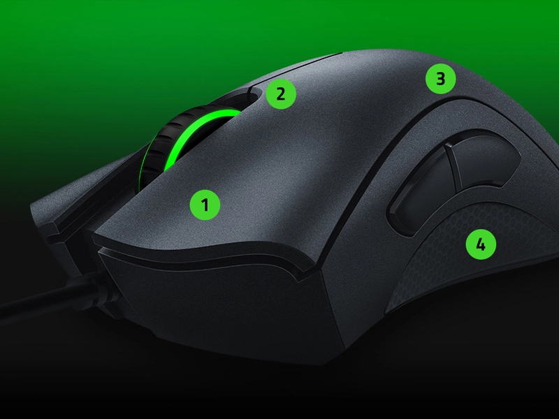 Razer_DEATHADDER_ESSENTIAL_2021 programovateľné tlačidlá