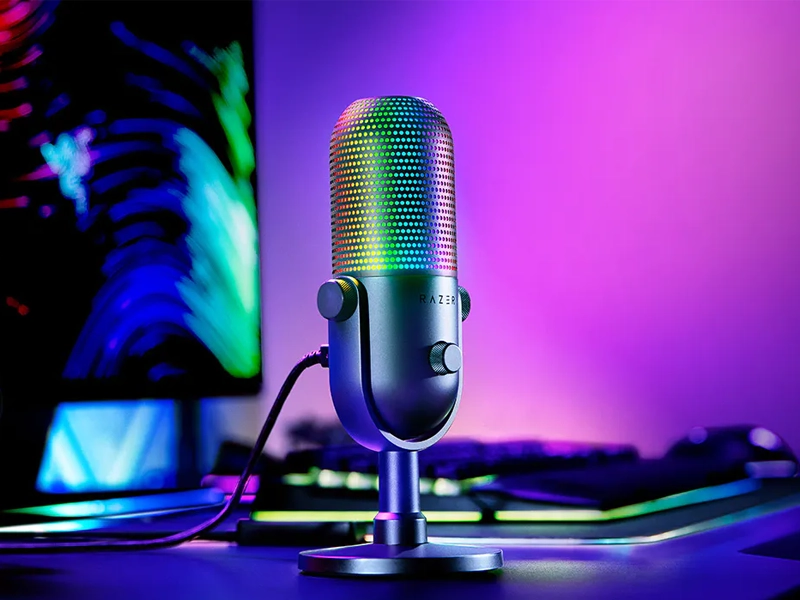 Razer_Seiren_V3_Chroma_Black mikrofón