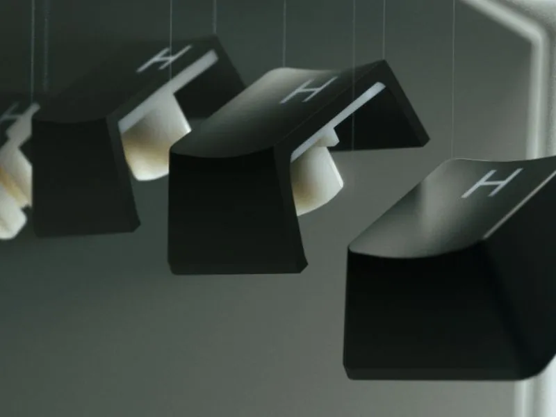 Doubleshot PBT klávesy