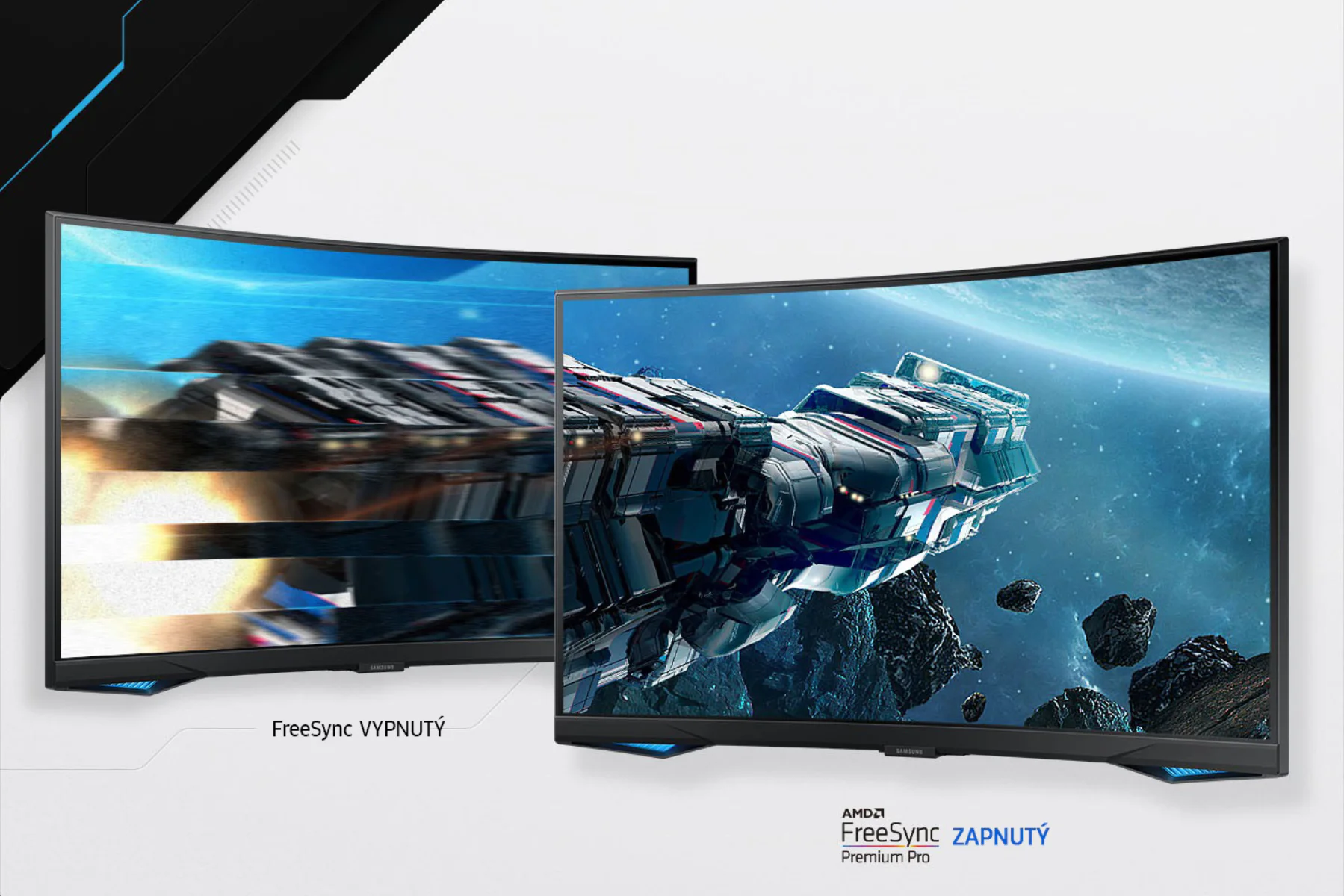 Herný monitor Samsung Odyssey G65B amd freesync premium pro