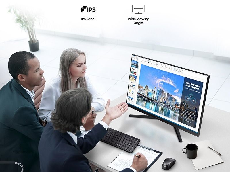 Business monitor Samsung s IPS panelom pre živé a čisté farby