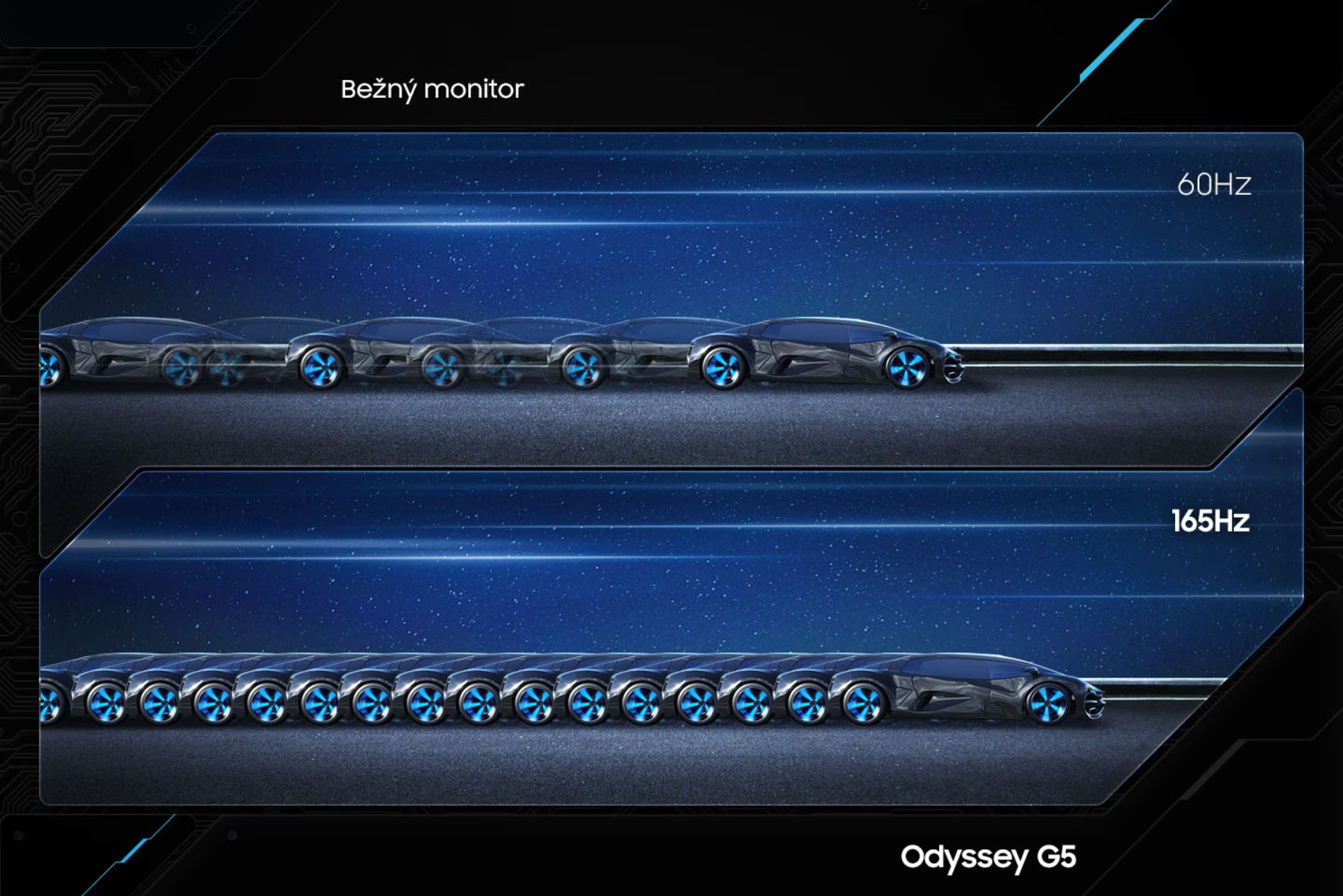 Monitor Samsung Odyssey Gaming monitor G55A mprt