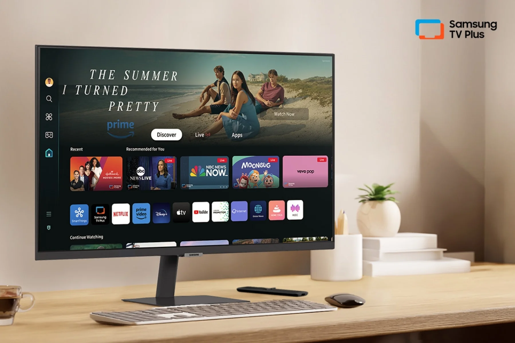 Monitor Samsung ViewFinity LS27DM500EUXDU smart tv