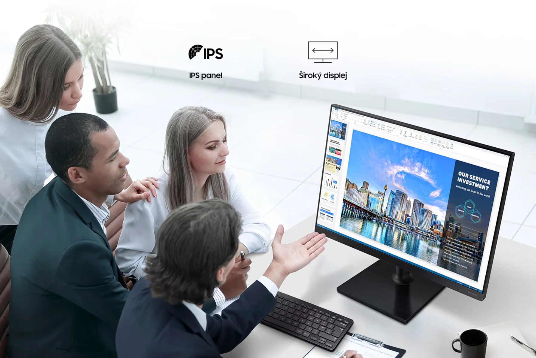 Monitor Samsung F24T450FQ IPS panel