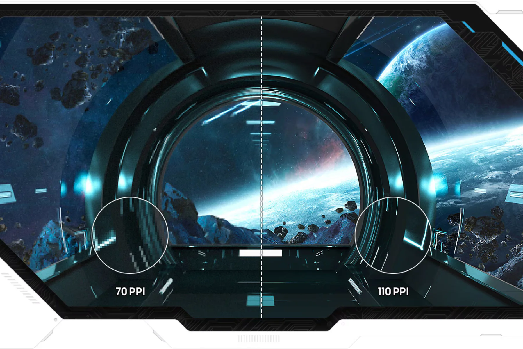 Monitor Samsung Odyssey OLED G9 G95SC 110 PPI