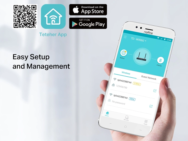 Tp-Link_TD-W9960_VDSL2ADSL2 aplikácia