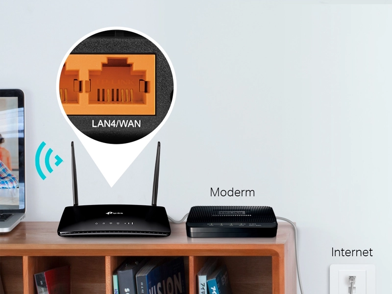 Tp-Link_TL-MR6400_4G port