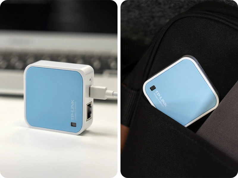 Ide&aacute;lne na dom&aacute;ce použitie alebo na cesty &ndash; TL-WR802N je najmen&scaron;&iacute; bezdr&ocirc;tov&yacute; router na svete.