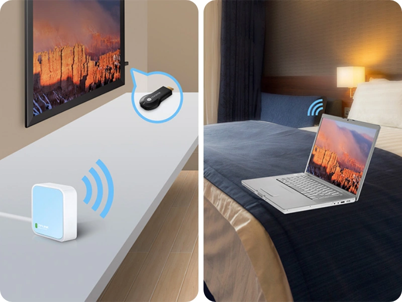 Bezdr&ocirc;tov&yacute; router TL-WR802N Nano N 300 Mbit/s disponuje režimom Router