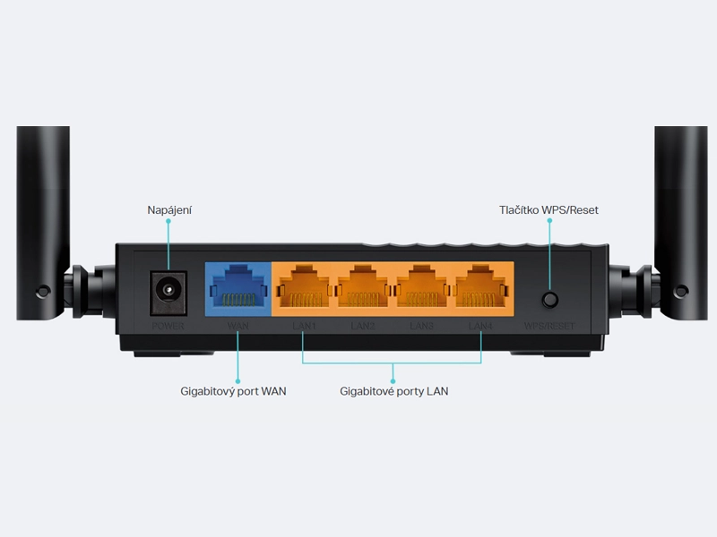 Tp-Link_Archer_C64_AC1200 porty