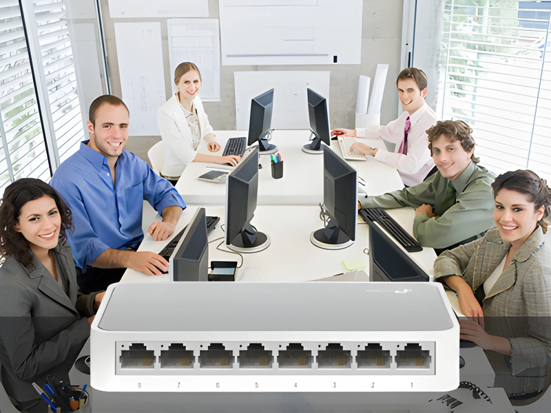TL-SF1008D disponuje Plug and Play