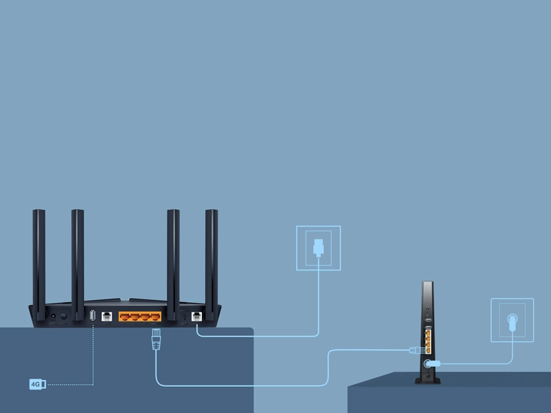 TP-LINK_Archer_VX1800v pripojenie