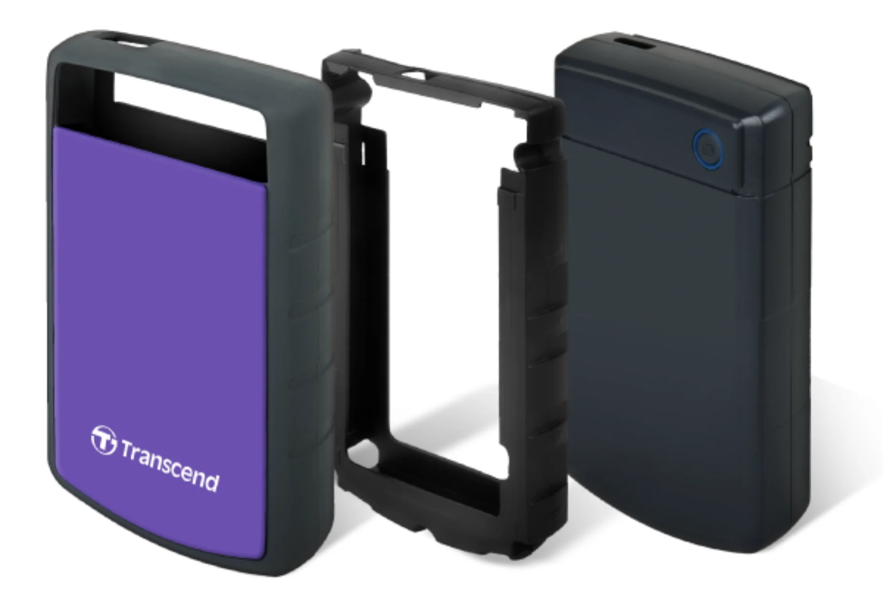 Externý disk Transcend StoreJet 25H3B 2TB odolnost voci narazom