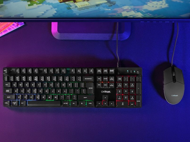 Trust_GXT838A klávesnica a myš