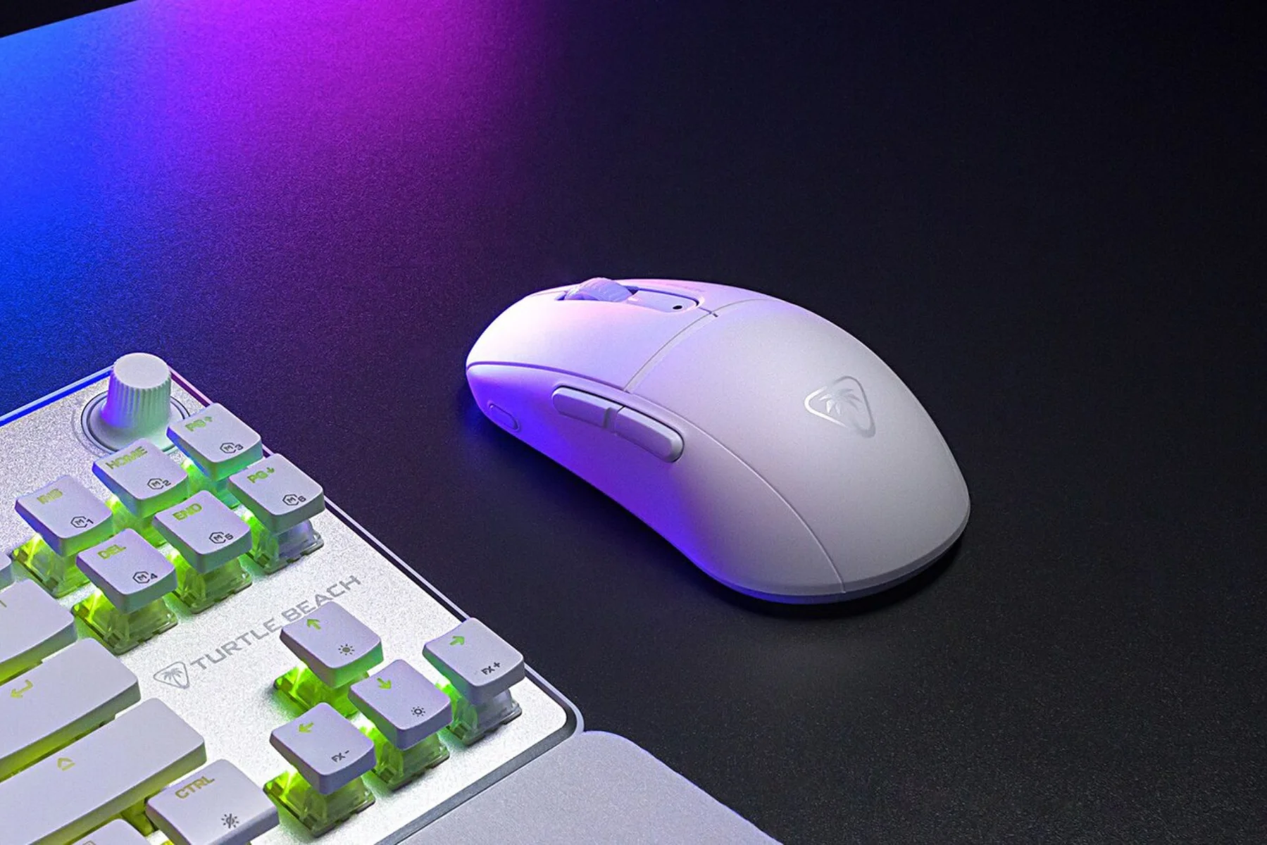 Herná myš Turtle Beach BT Burst II Air White dualny bezdrotovy system