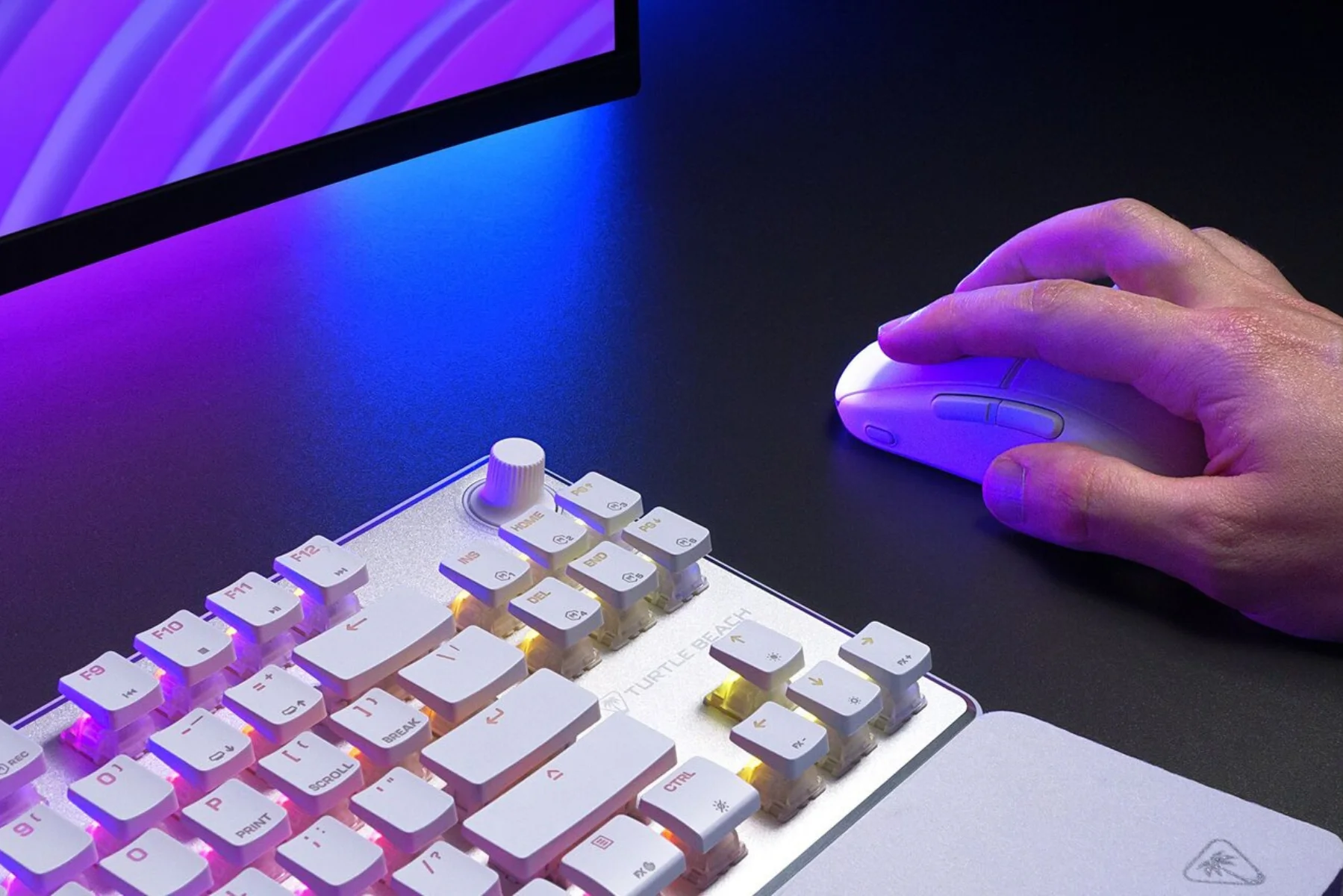 Herná myš Turtle Beach BT Burst II Air White rychlost